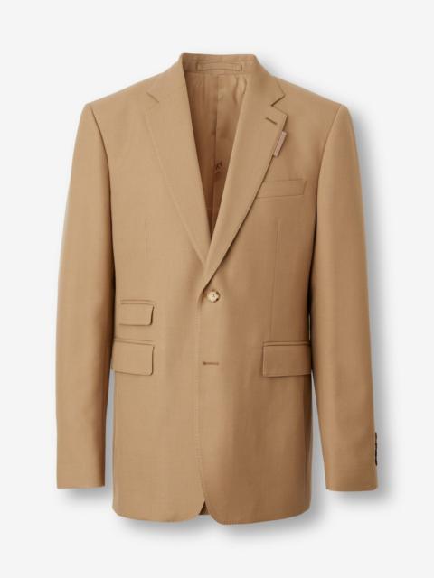 Burberry Classic Fit Wool Mohair Tailored Jacket