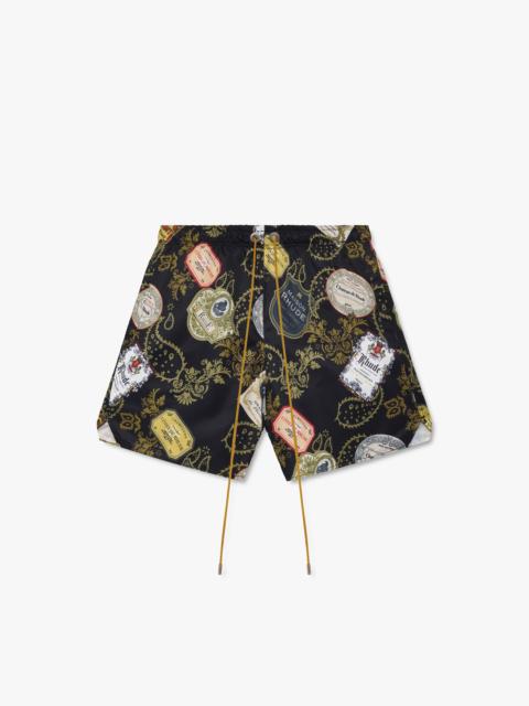 Rhude VIN BANDANA PRINT SWIM SHORTS