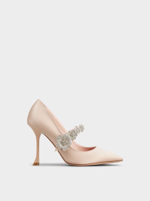 Roger Vivier 부케 꽃 아기 Pumps 에 Satin