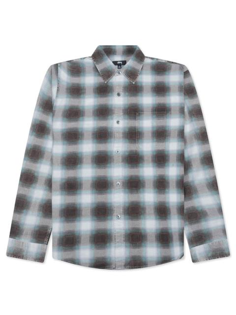 Stüssy JUNE PLAID SHIRT - BONE