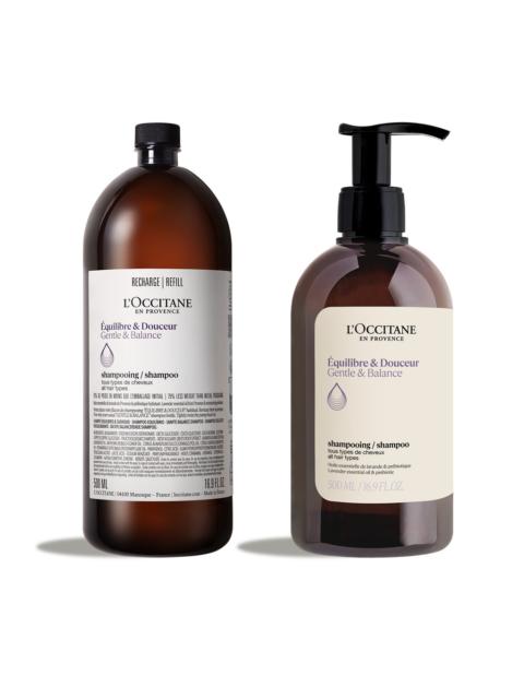 L'Occitane Gentle & Balance Shampoo + Refill