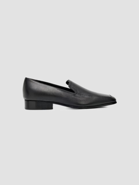 herbert levine Women's The Real Deal 20MM Leather Loafers - Grain Calf Black