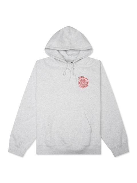Carhartt WIP HOODED SPIRAL SWEATSHIRT - ASH HEATHER