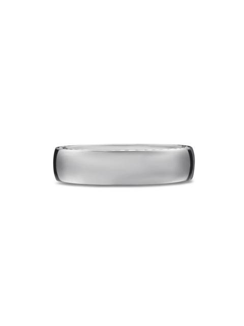 DAVID YURMAN Men's Streamline Band Ring in Sterling Silver, 6mm - Gunmetal