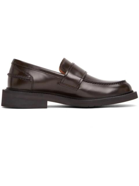 Bottega Veneta Bottega Veneta Brushed Calf Skin Classic Loafer Espresso