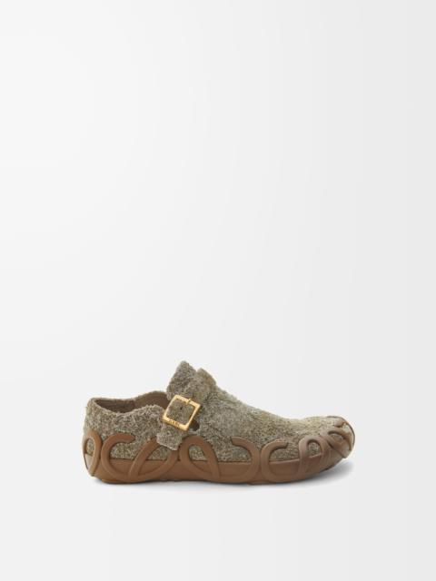 Loewe Rise loafer in brushed suede