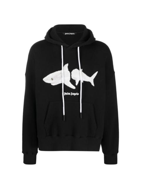 White Shark long-sleeve hoodie