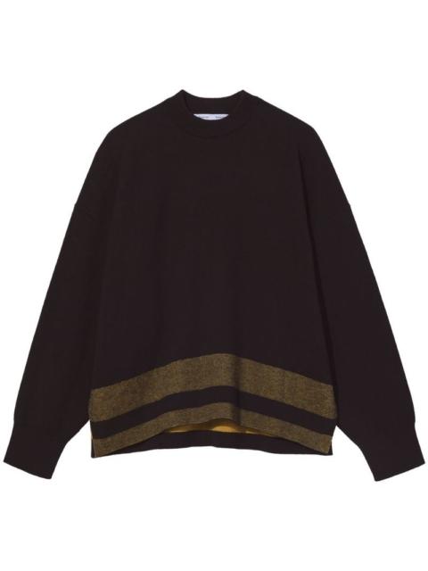 Proenza Schouler stripe-trim side-slit jumper