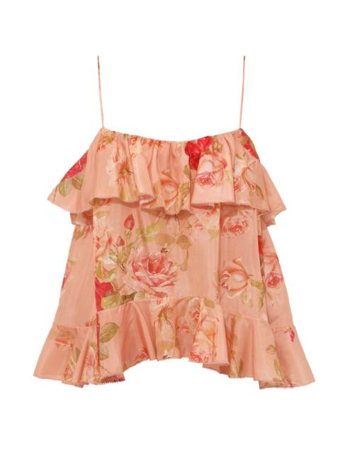 Zimmermann ROSELIGHT FRILL CAMI TOP