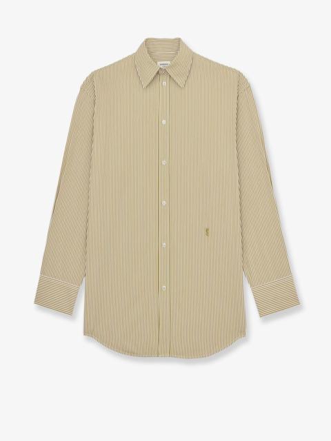 SAINT LAURENT Striped Cotton Shirt