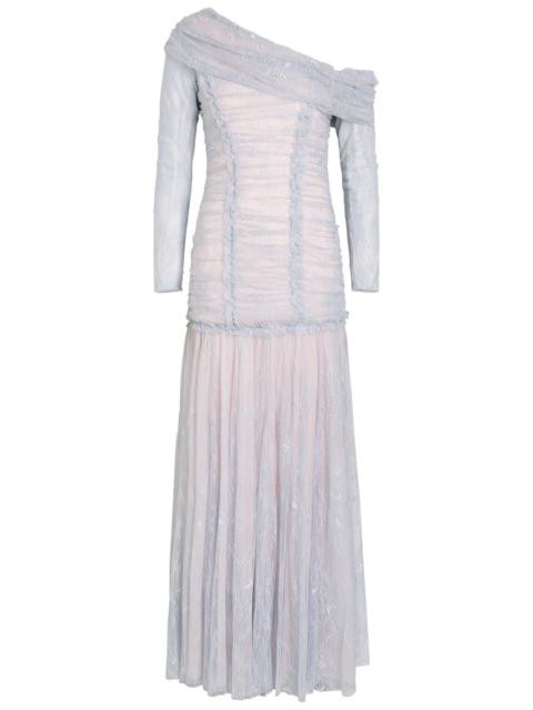 Needle & Thread Needle & Thread Gigi Lace One-shoulder Tulle Gown