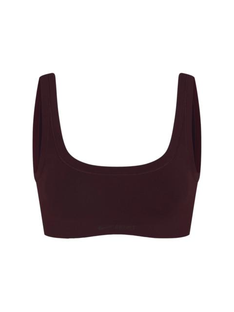 Nike Nike x SKIMS Women's Vintage Seamless Scoop Neck Bra Currant