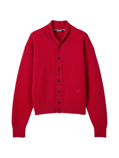 JACQUEMUS Jacquemus Shawl-collar Knitted Cardigan