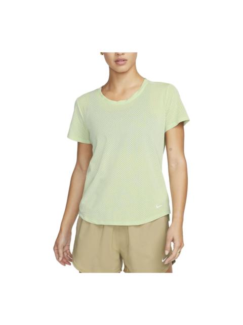 (WMNS) Nike Dri-Fit One Breathe T-shirt 'Oil Green' DX0132-343