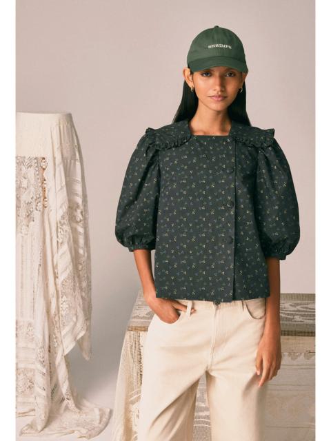 SHRIMPS Brooke Blouse - Black Ditzy Floral