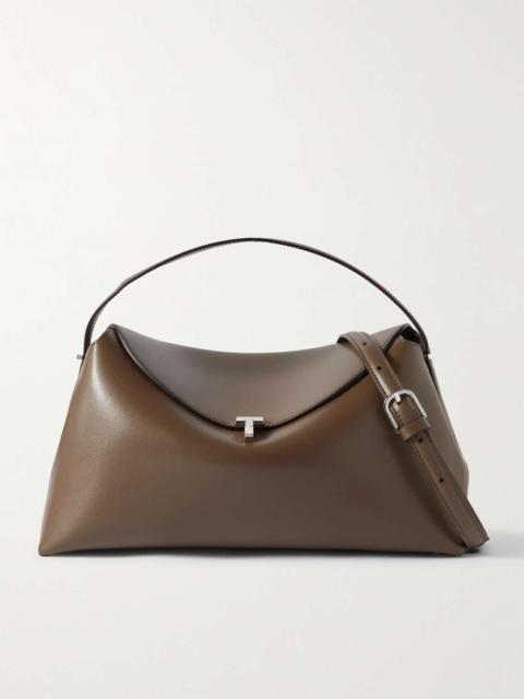 T-Lock leather shoulder bag