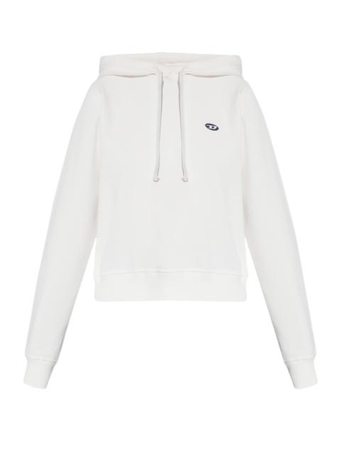 Diesel F-Reggy patched hoodie