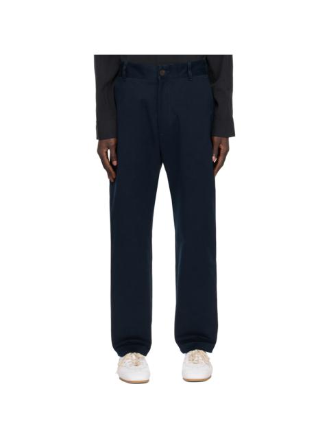 Studio Nicholson Navy Bill Trousers
