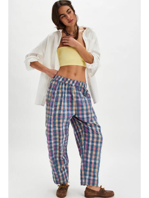FREE PEOPLE Preppy Gingham Pants