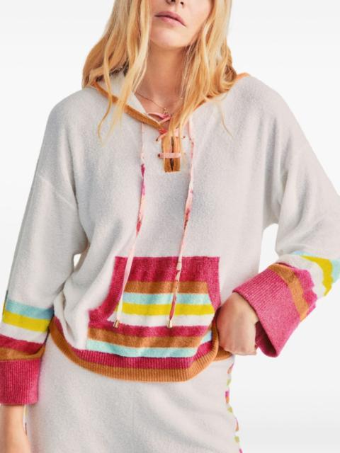 LoveShackFancy Fenmore striped hoodie