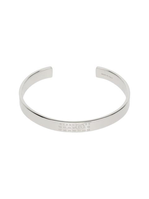 MM6 Maison Margiela Numerical Minimal Signature Cuff Bracelet