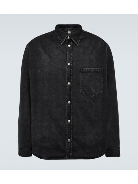 GUCCI GG-print reversible shirt