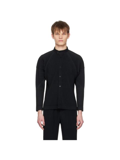 ISSEY MIYAKE Black Monthly Color March Shirt