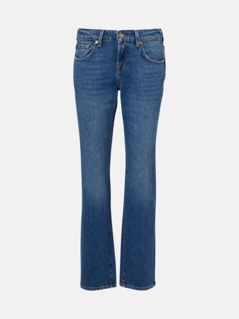7 For All Mankind Low Cigarette slim jeans