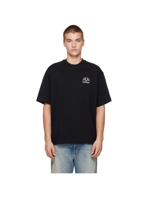 Off-White Black Offline Half Arrow Skate S/S T-shirt