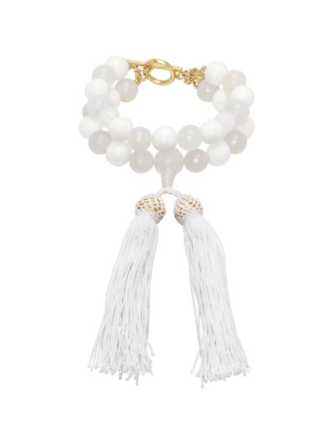 SOSHIOTSUKI White Double Juzu Bracelet