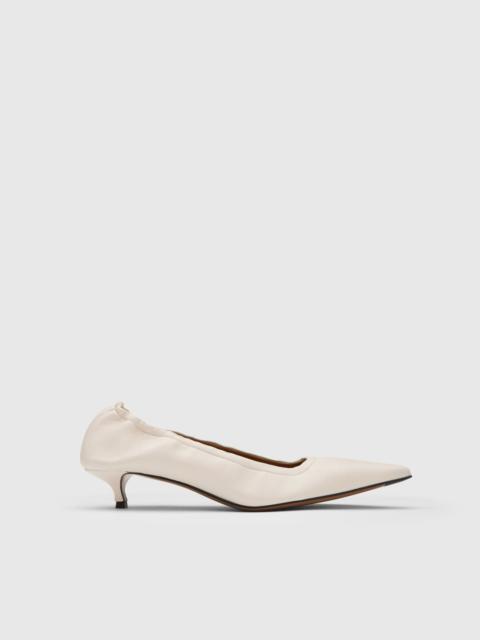 ATP ATELIER Valfurva Linen Shiny Nappa Pumps