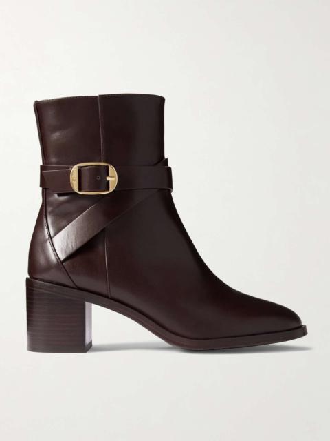 Esme buckled leather ankle boots