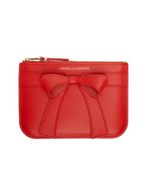 Comme Des Garçons Red Big Bow Wallet