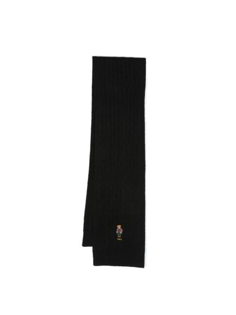 Polo Ralph Lauren Polo Bear cable-knit scarf