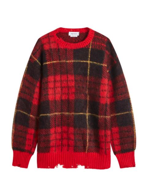 Alexander McQueen Alexander McQueen Brushed Mohair Tartan Jumper