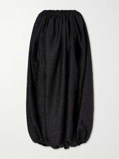 Comme Des Garçons Gathered Cloqué Midi Dress