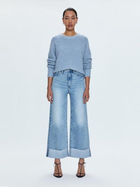 PISTOLA LANA HIGH RISE ULTRA WIDE LEG JEAN - SNOWCAT