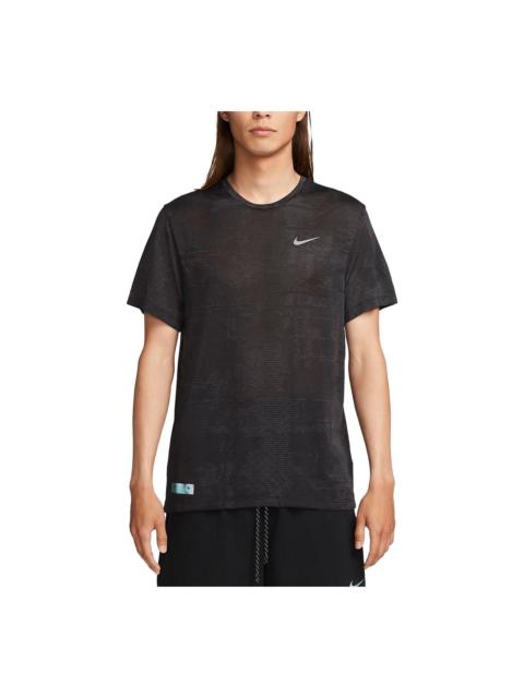 Nike Nike Dri-FIT ADV Run Division TechKnit Short-Sleeve Running Top 'Black' FB6869-254