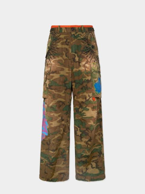 DSQUARED2 REBEL TAG WIDE CARGO PANT