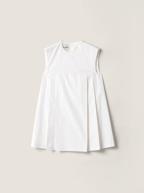 Miu Miu Poplin mini-dress
