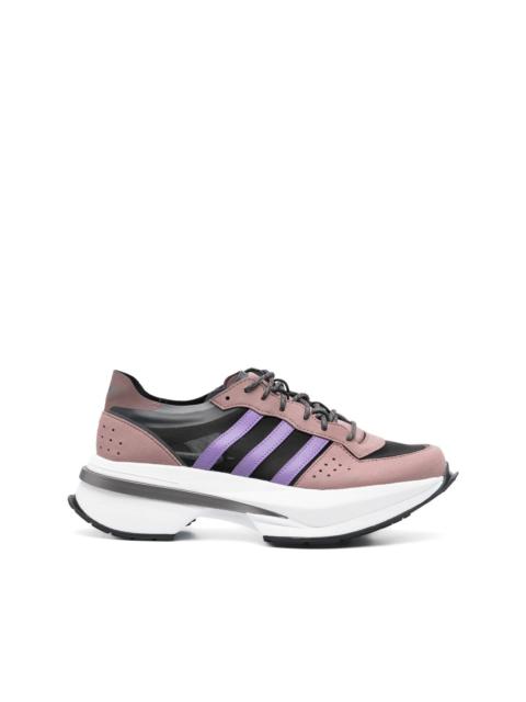 low-top overzised sole trainers