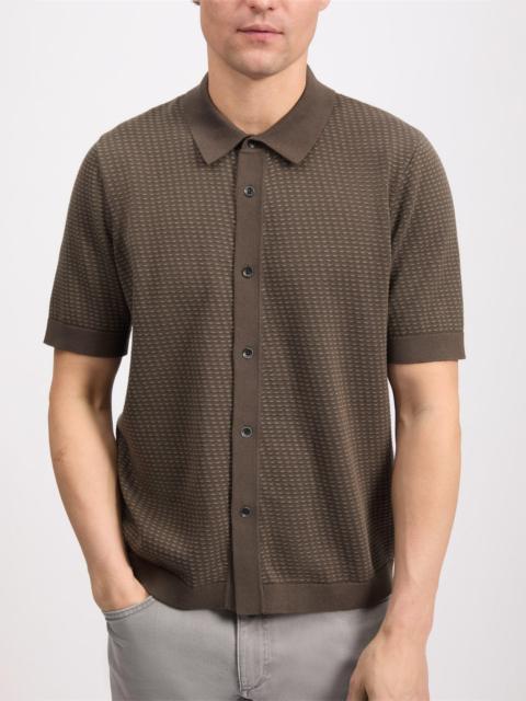 rag & bone Lewis Jacquard Knit Shirt