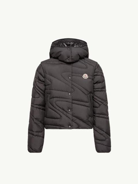 Moncler Leona 2-in-1 Hooded Short Down Jacket