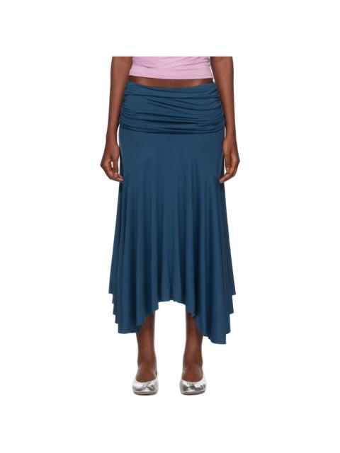gimaguas Navy Fortuna Midi Skirt