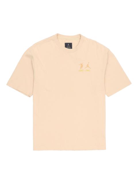Jordan Air Jordan x union Crossover SS22 Solid Color Breathable Logo Round Neck Short Sleeve Asia Edition K