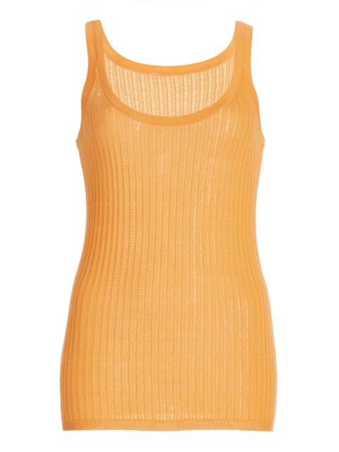 GABRIELA HEARST Graham Pointelle Tank in Silk Cashmere