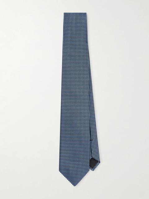 TOM FORD 8cm Checked Silk Tie