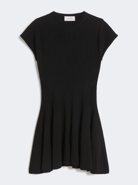 Sportmax Knit dress, fitted at the waist - BLACK