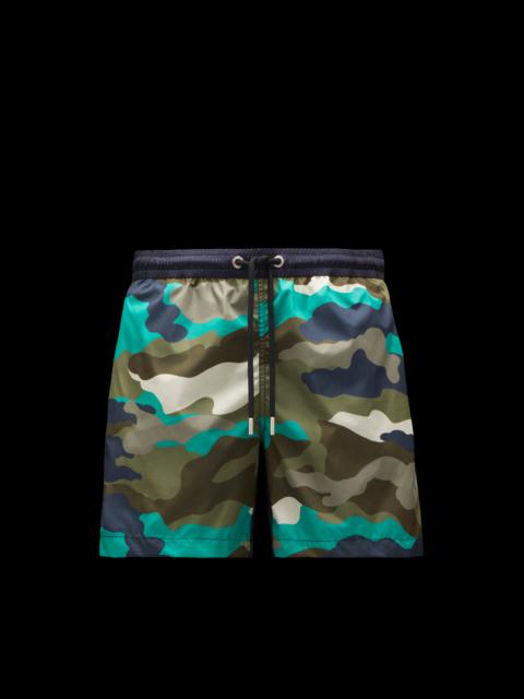 Moncler Printed Swim Shorts