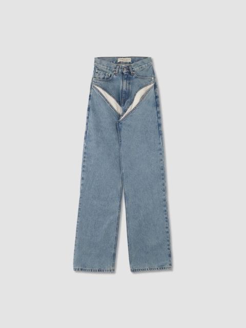 Y/Project Jeans Evergreen cut out